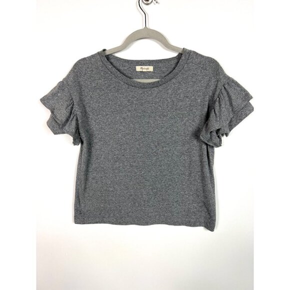 Madewell ruffle sleeve t-shirt - Picture 1 of 8